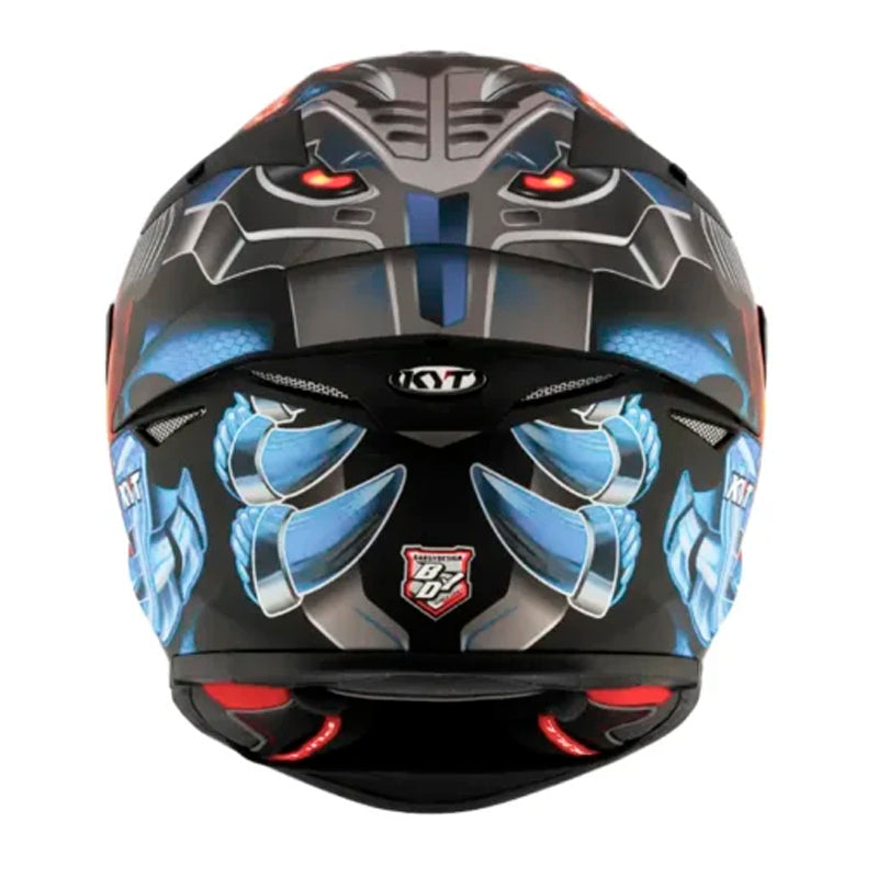Casco Kyt Tt Revo Magnet Azul Rojo