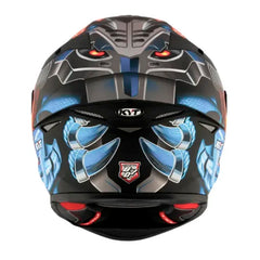 Casco Kyt Tt Revo Magnet Azul Rojo