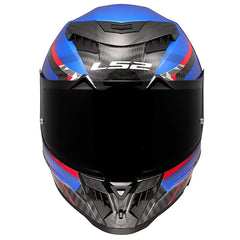 Casco Ls2 Ff807 Dragon Trax Azul Rojo