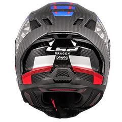 Casco Ls2 Ff807 Dragon Trax Azul Rojo