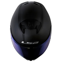 Casco Ls2 Ff808 Stream II Solid Negro Visor Revo Morado