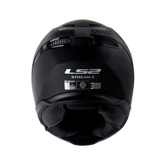 Casco Ls2 Ff808 Stream Solid Negro Mate