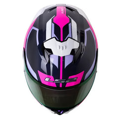 Casco Ls2 Ff808 Stream Tripper Azul Fucsia