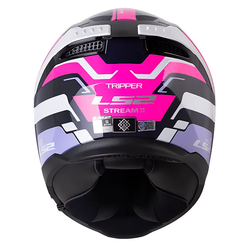 Casco Ls2 Ff808 Stream Tripper Azul Fucsia
