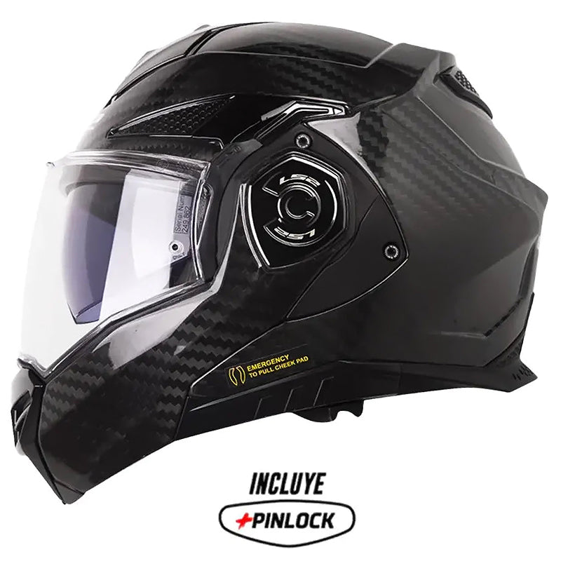 Casco Ls2 Ff901 Advant X Carbon Negro