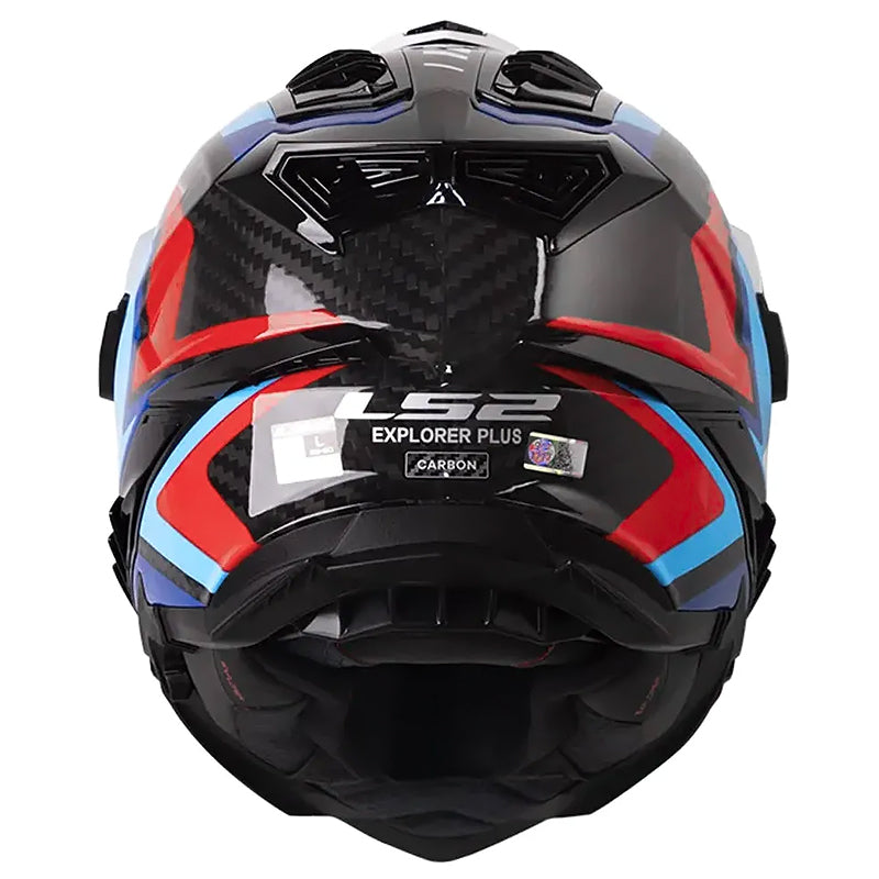 Casco Ls2 Mx701 Explorer Carbon Frontier II Blanco Azul