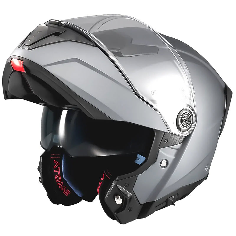 Casco Mt Atom 2Sv Pure A12 Gris Mate