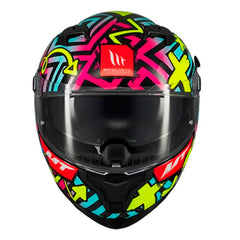 Casco Mt Braker Sv Crazy Teddy B7 Negro Azul