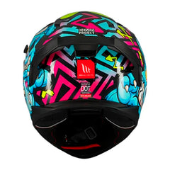 Casco Mt Braker Sv Crazy Teddy B7 Negro Azul