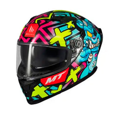 Casco Mt Braker Sv Crazy Teddy B7 Negro Azul