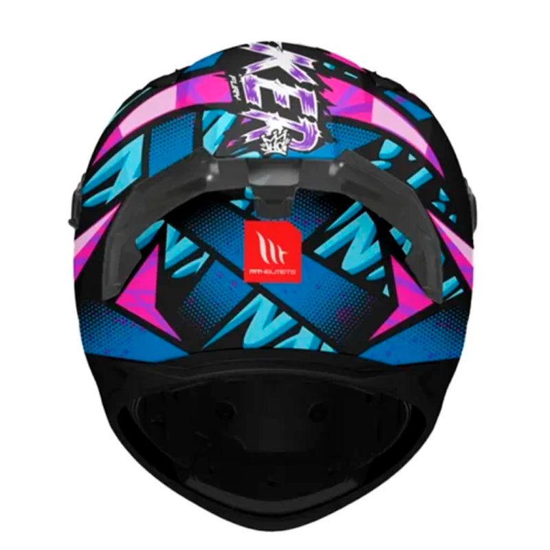 Casco Mt Braker Sv Fury Azul Rosado Brillante