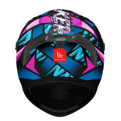 Casco Mt Braker Sv Fury Azul Rosado Brillante