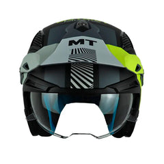 Casco Mt District Sv S Miata Gris Mate Amarillo
