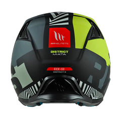 Casco Mt District Sv S Miata Gris Mate Amarillo