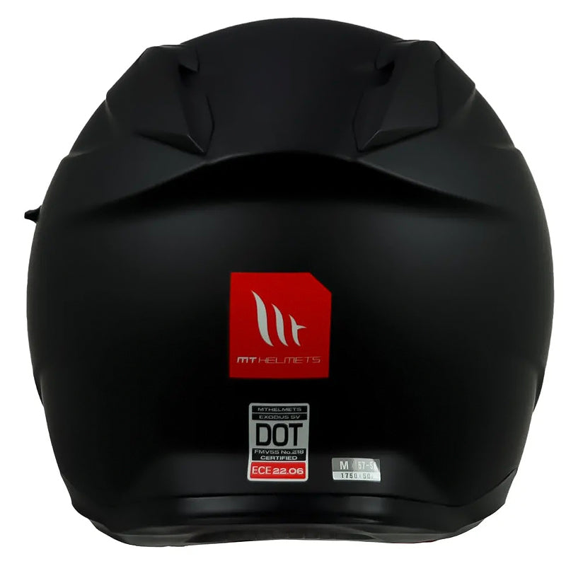 Casco Mt Exodus Sv Solido A1 Negro
