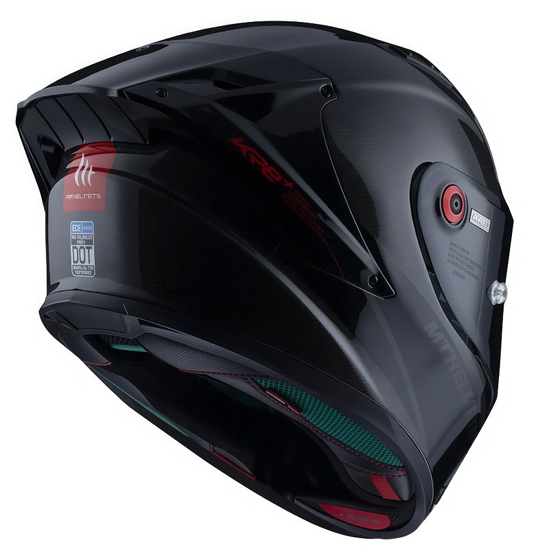 Casco Mt Plus Carb Kre+Solid Negro Mate