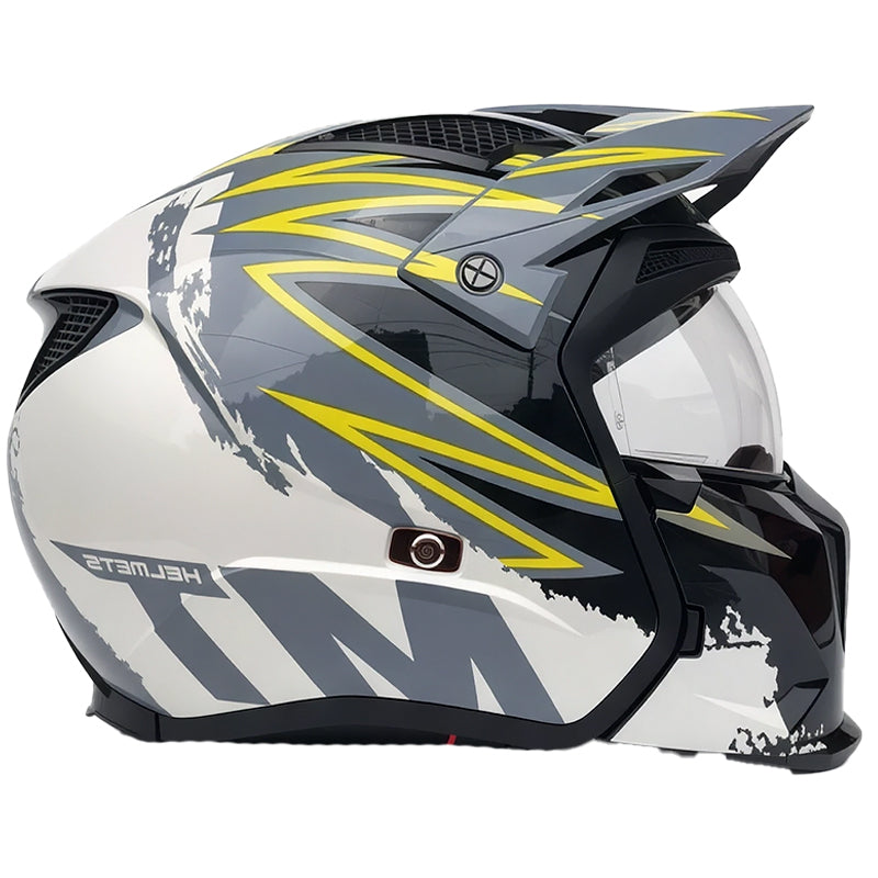 Casco Mt Sv Streetfighter S Sv Tackle B2 Gris Amarillo