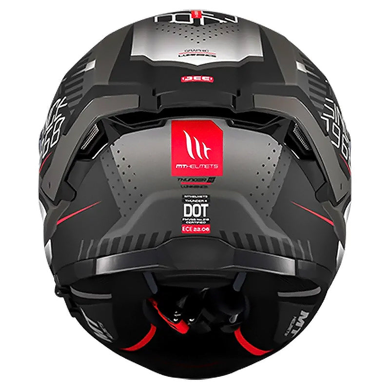 Casco Mt Thunder 4Sv Luminence D1 Negro