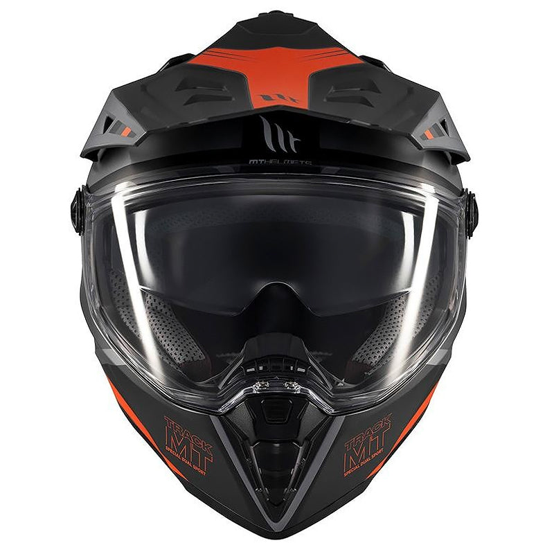 Casco Mt Track Sv Aries C4 Naranja Gris