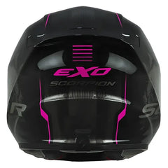 Casco Scorpion Exo-391 Ava Negro Rosado