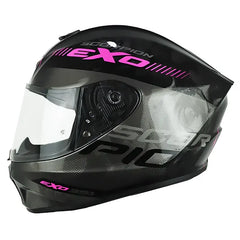 Casco Scorpion Exo-391 Ava Negro Rosado