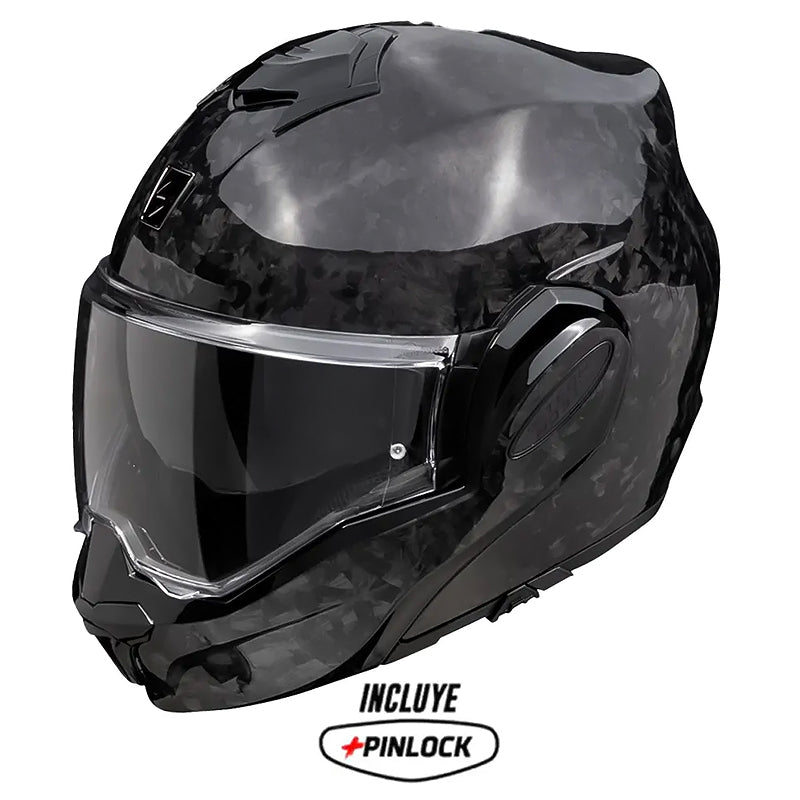 Casco Scorpion Exo-Tech Evo Onyx Carbon Negro