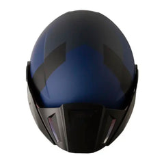 Casco Shaft 212 Guanaby Azul Oscuro Gris Visor Iridium Azul