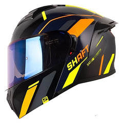 Casco Shaft 3820 Sp Seven Azul Oscuro Naranja
