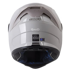 Casco Shaft 502Sp Solid Gris Claro Blanco