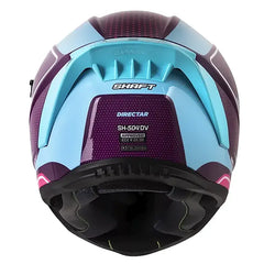 Casco Shaft 504 Directar Morado Oscuro Visor Iridium Morado
