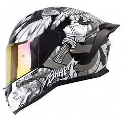 Casco Shaft 504Dv Jashtes Negro Blanco