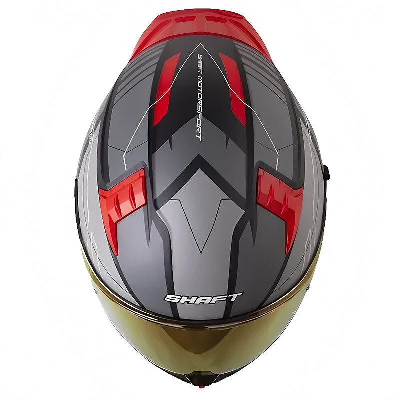 Casco Shaft 504Dv Runner Negro Rojo