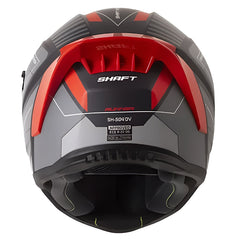 Casco Shaft 504Dv Runner Negro Rojo