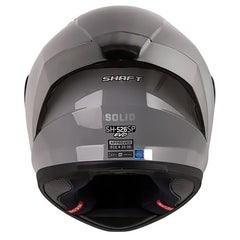 Casco Shaft 526Sp Evo Solid Gris Silver Visor Iridium Silver