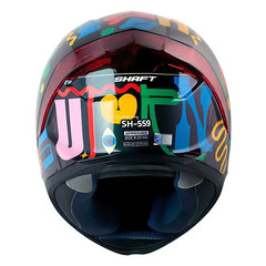 Casco Shaft 559 U Turn Camaleon Rojo