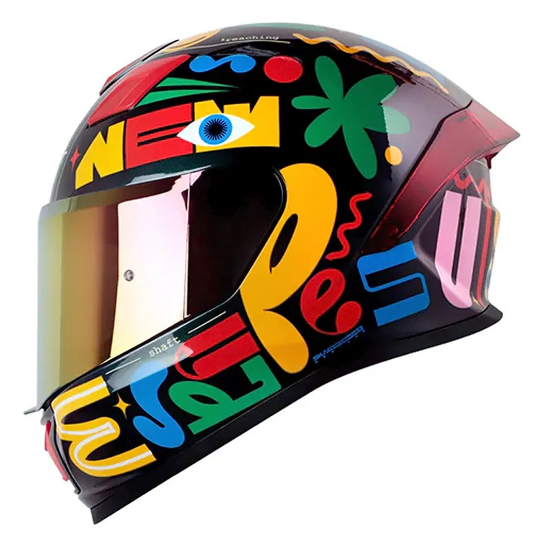 Casco Shaft 559 U Turn Camaleon Rojo