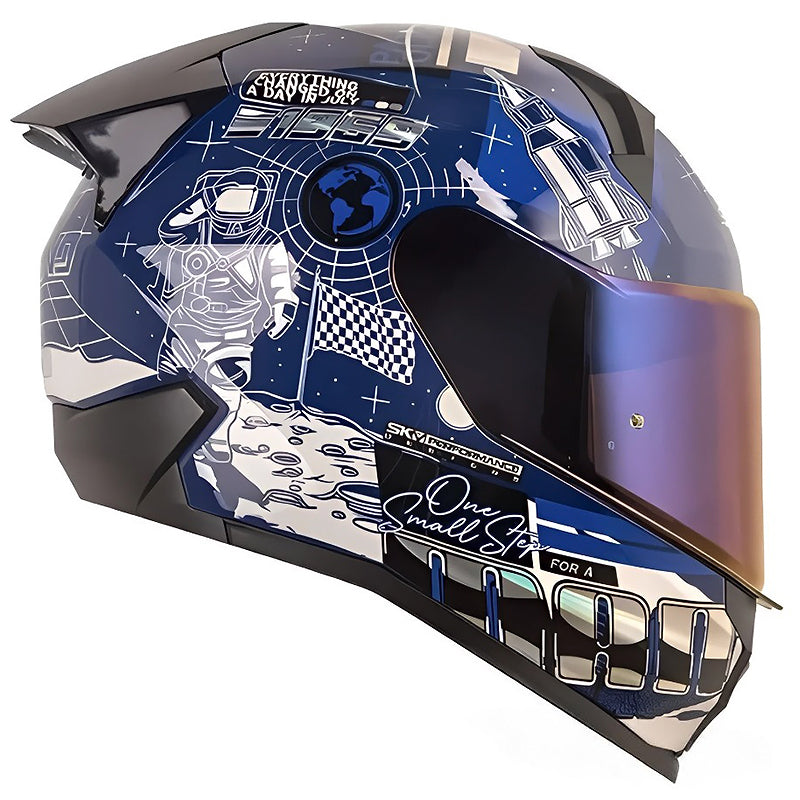 Casco Shaft 560 Evo Mankind Azul Oscuro