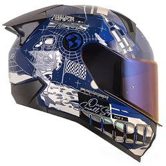 Casco Shaft 560 Evo Mankind Azul Oscuro