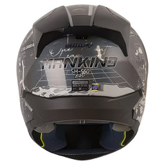 Casco Shaft 560 Evo Mankind Camaleon Gris
