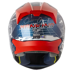 Casco Shaft 560 Evo Mankind Camaleon Rojo