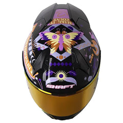 Casco Shaft 560 Unstoppable Negro Dorado