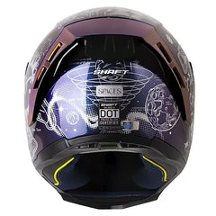 Casco Shaft 562 R Spaces Camaleon Silver Visor Iridium Azul