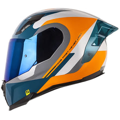 Casco Shaft 562R Suuroka Gris Claro Naranja