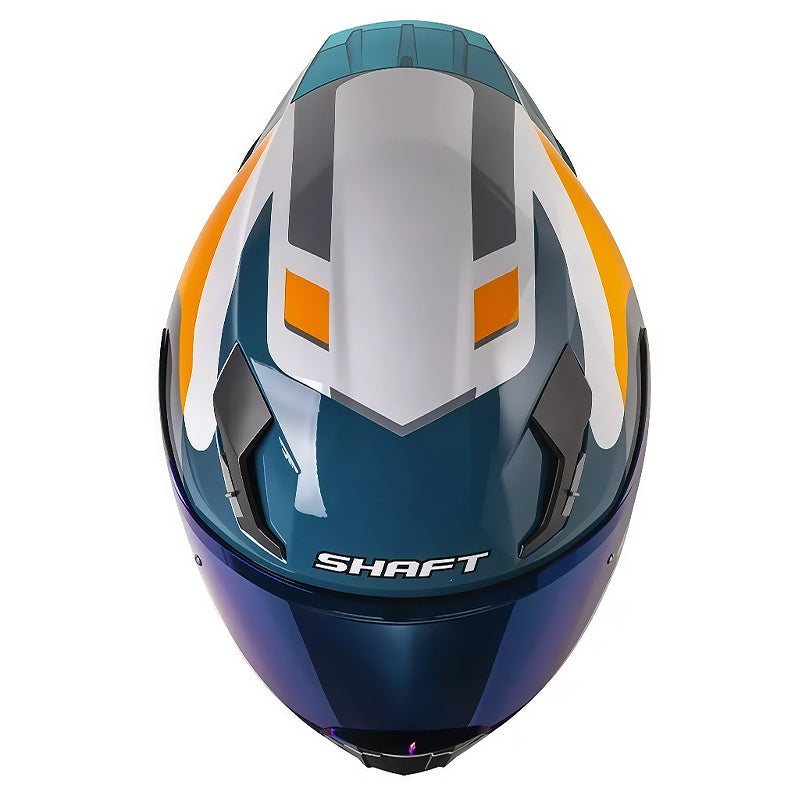 Casco Shaft 562R Suuroka Gris Claro Naranja