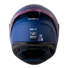 Casco Shaft 582Sp Evo Solid Azul Gris Visor Azul