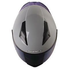 Casco Shaft 582Sp Evo Solid Gris Negro Visor Iridium Azul