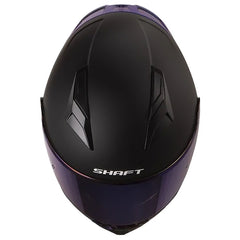 Casco Shaft 582Sp Evo Solid Negro Azul Visor Claro Azul