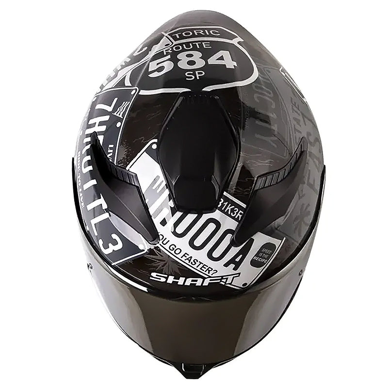 Casco Shaft 584 Sp State Gris Visor Iridium Silver