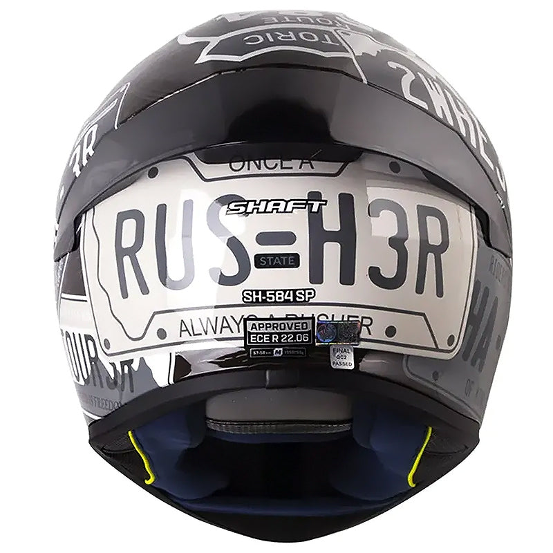 Casco Shaft 584 Sp State Gris Visor Iridium Silver