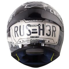 Casco Shaft 584 Sp State Gris Visor Iridium Silver